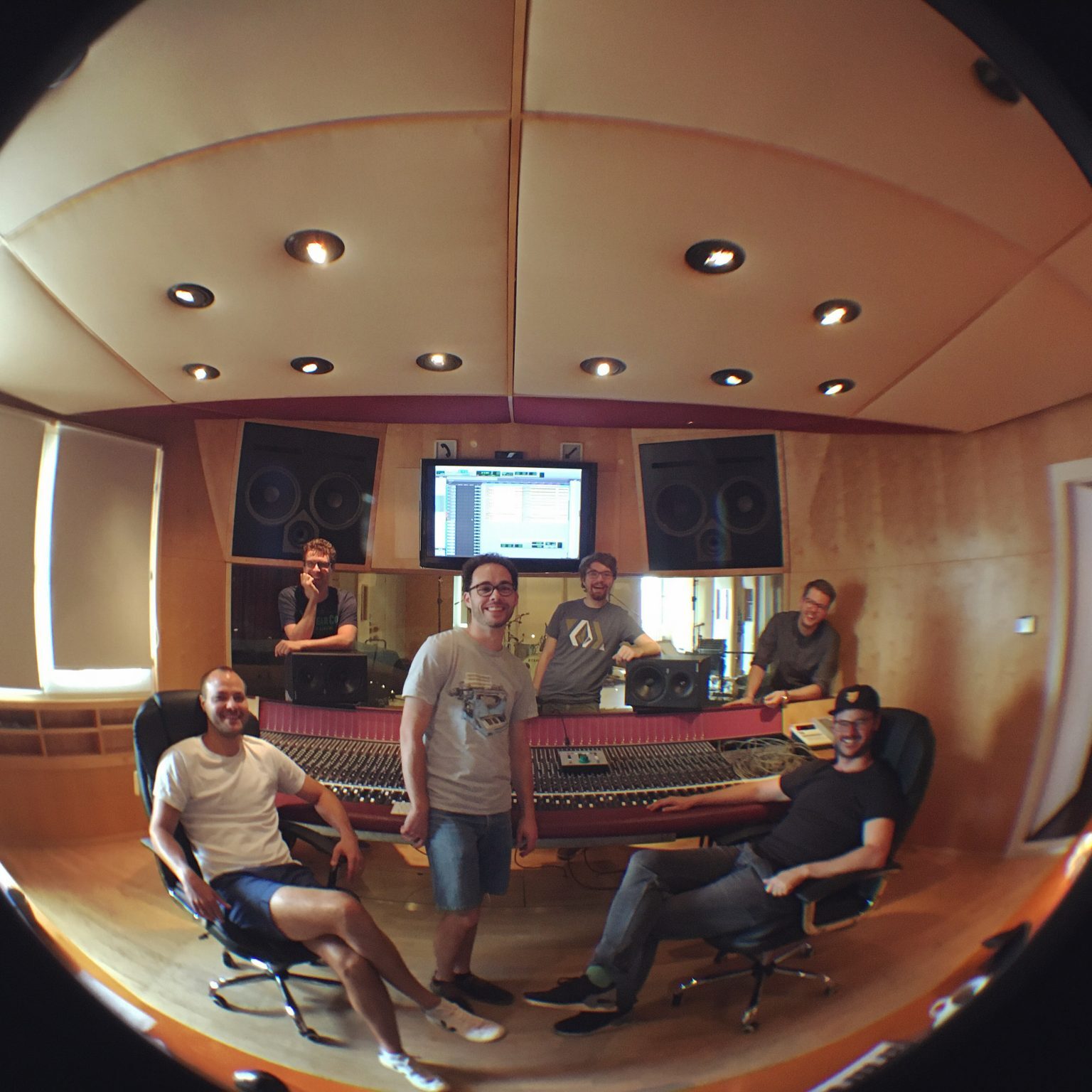 Die ganze Studio Crew vom Drum 'n' Bass Recording-Wochenende Ende Juli 2020.